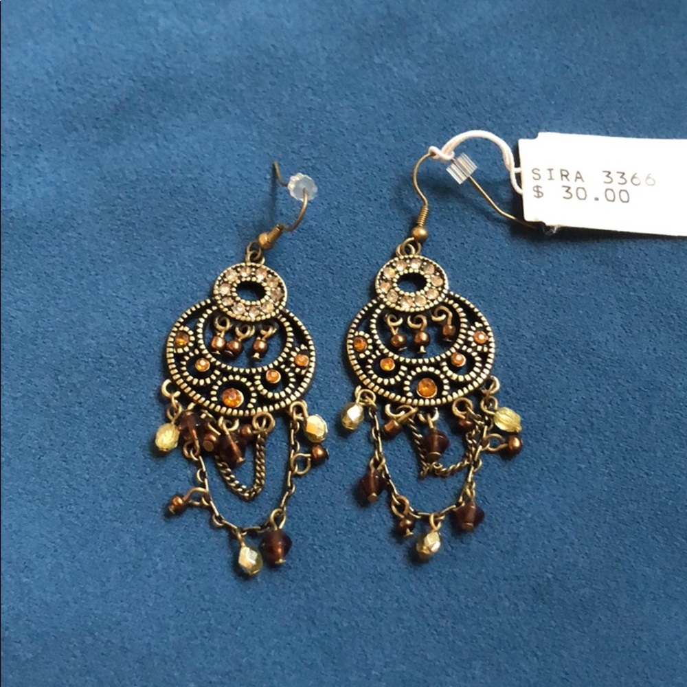 Vintage chandelier earrings.